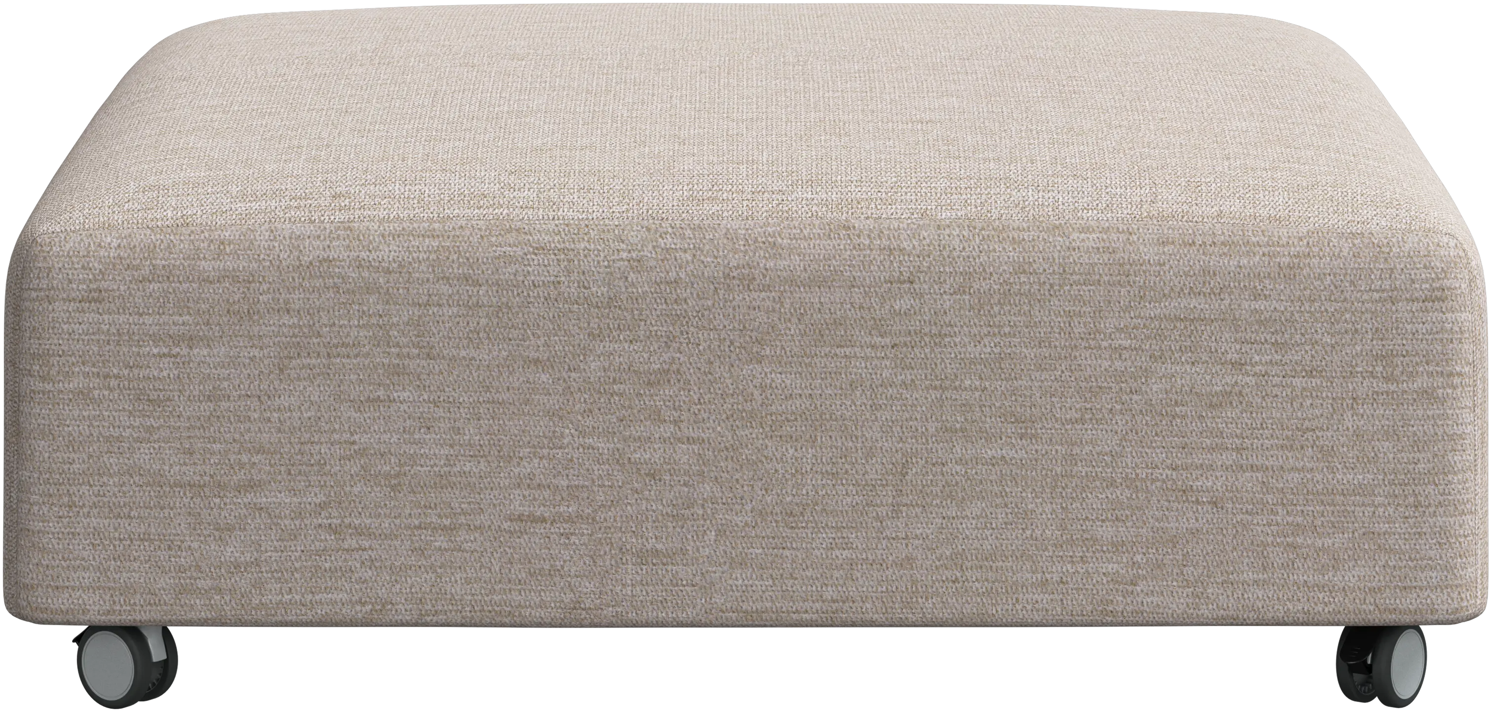 Hampton pouf on wheels